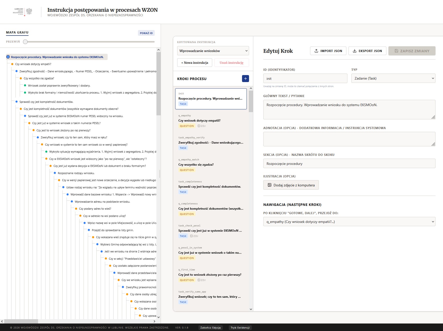 Instructions platform for WZON screenshot 2