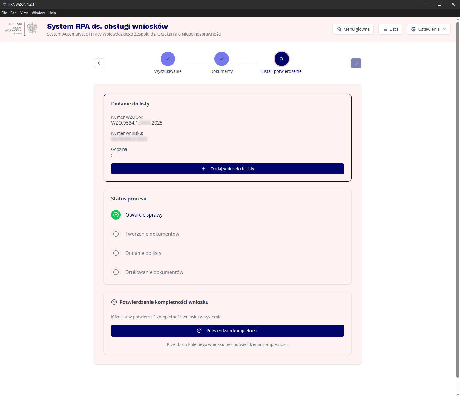 RPA System for handling applications screenshot 6