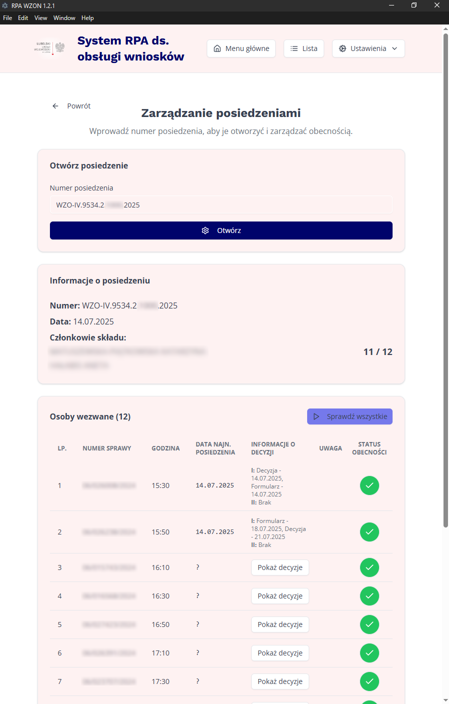 RPA System for handling applications screenshot 3