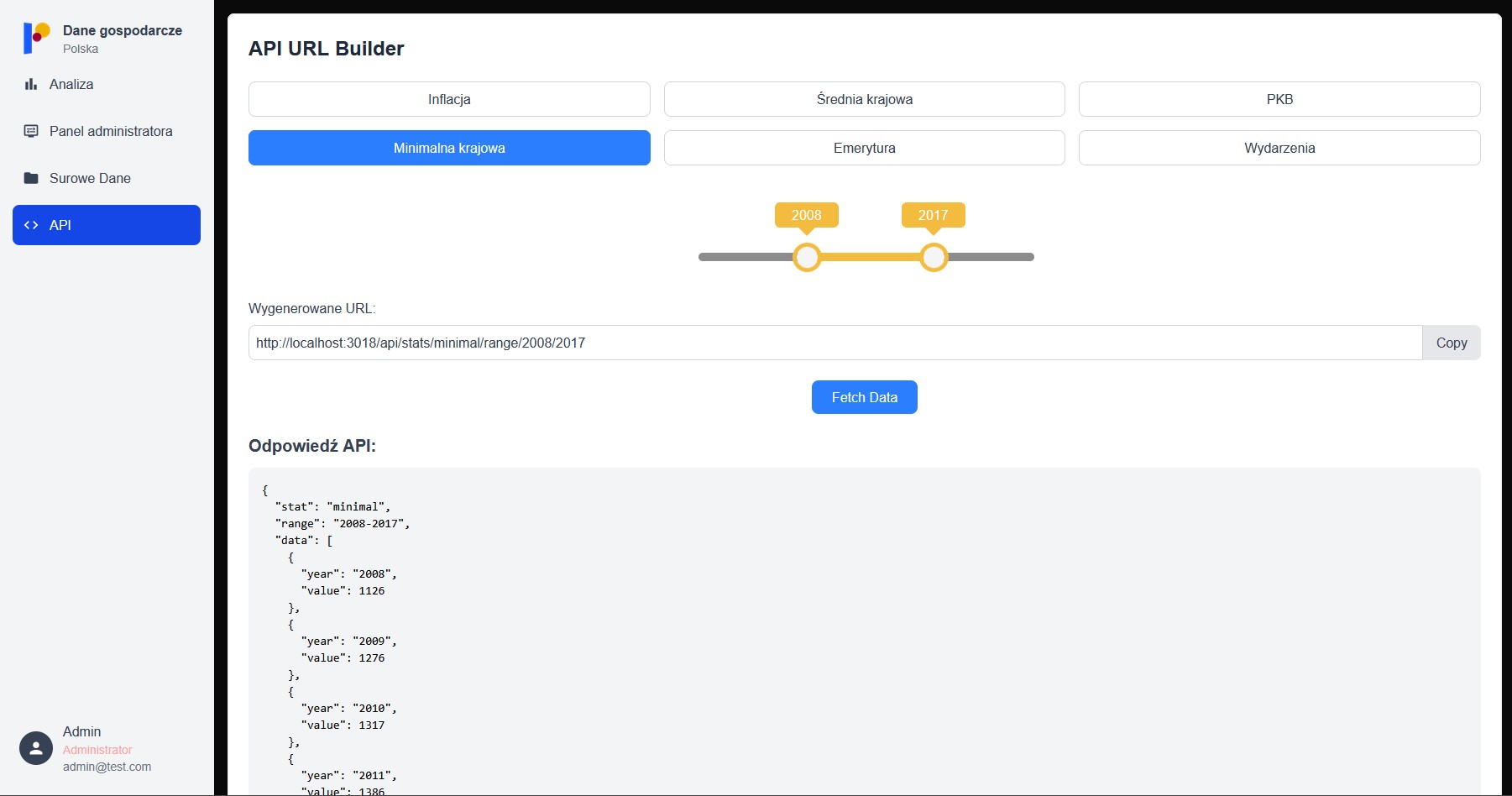 Socioeconomic Statistic Analysis App screenshot 3